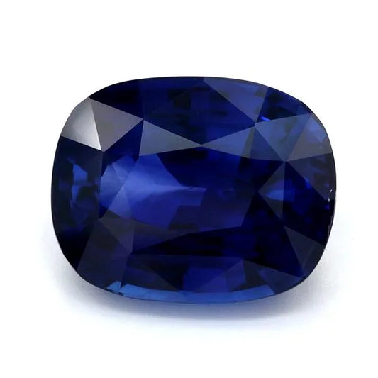 5.02ct Cushion Natural Sapphire (Colour Blue, Clarity Eye Clean, Cut Faceted)