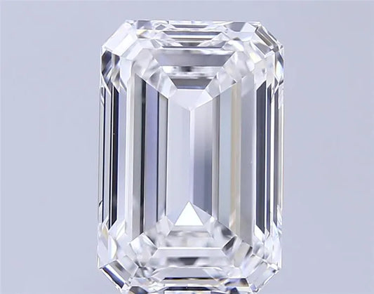 5.02ct Emerald Lab Grown Diamond (Colour D, Clarity VVS2, IGI Certified)