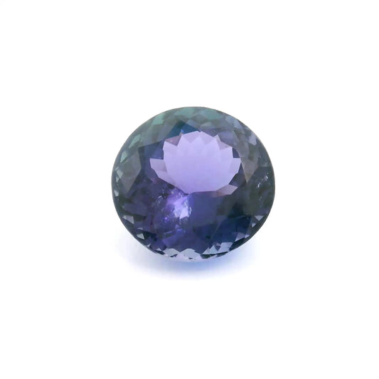 5.04ct Round Natural Tanzanite (Colour Blue, Clarity Slightly Included, Cut Faceted)