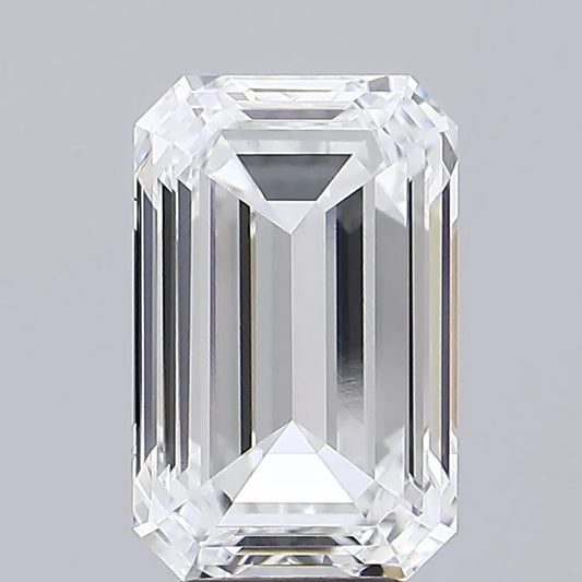 5.53ct Emerald Lab Grown Diamond (Colour E, Clarity VVS1, IGI Certified)