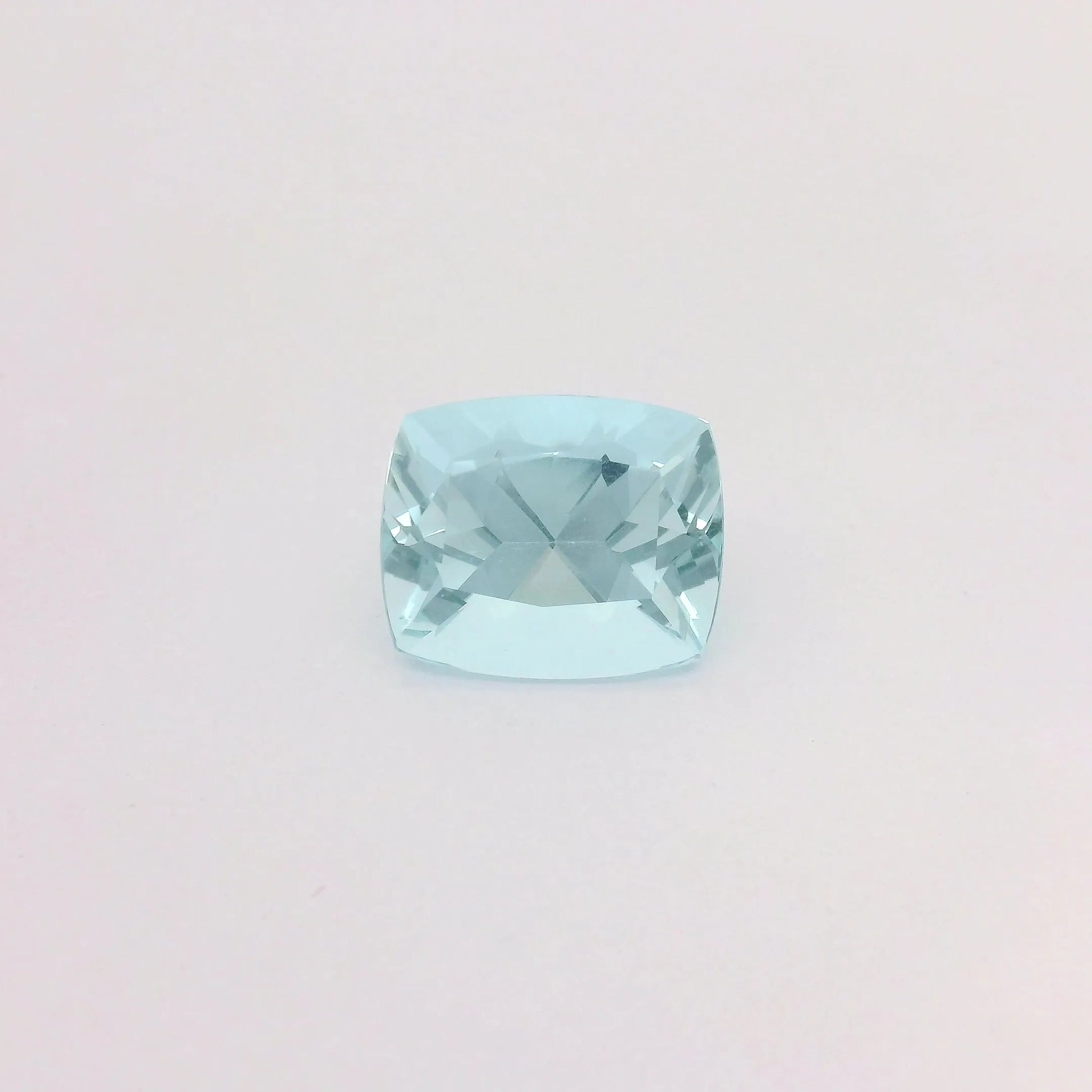 5.62ct Cushion Natural Aquamarine (Colour Blue, Clarity Eye Clean, Cut Faceted)
