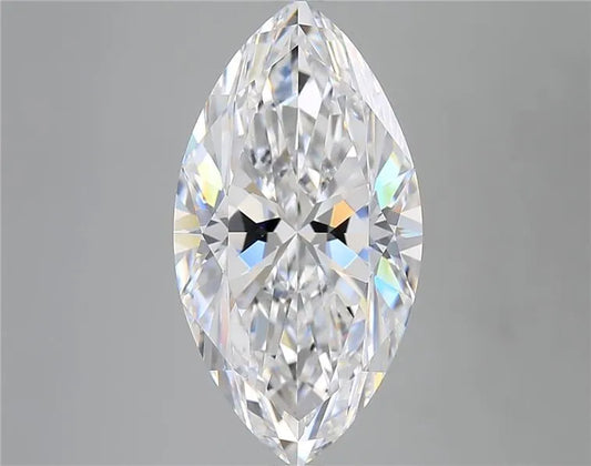 5.86ct Marquise Natural Diamond (Colour D, Clarity FL, Cut EX, GIA Certified)
