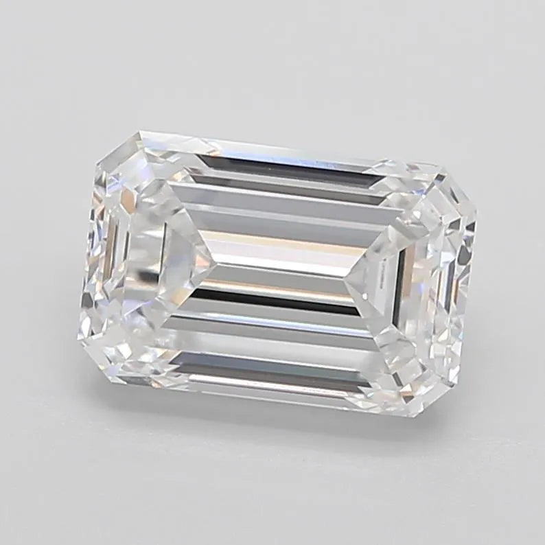 6.01ct Emerald Lab Grown Diamond (Colour D, Clarity VVS1, IGI Certified)