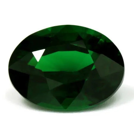 6.03ct Oval Natural Garnet (Colour Green, Clarity Eye Clean, Cut Faceted)