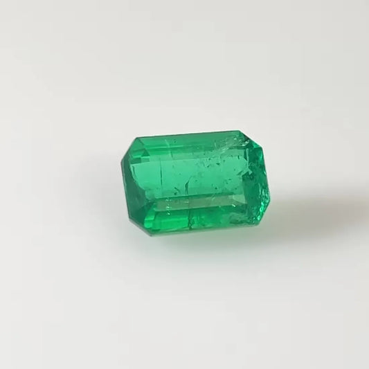6.09ct Emerald Natural Emerald (Colour Green, Clarity Slightly Included, Cut Faceted)
