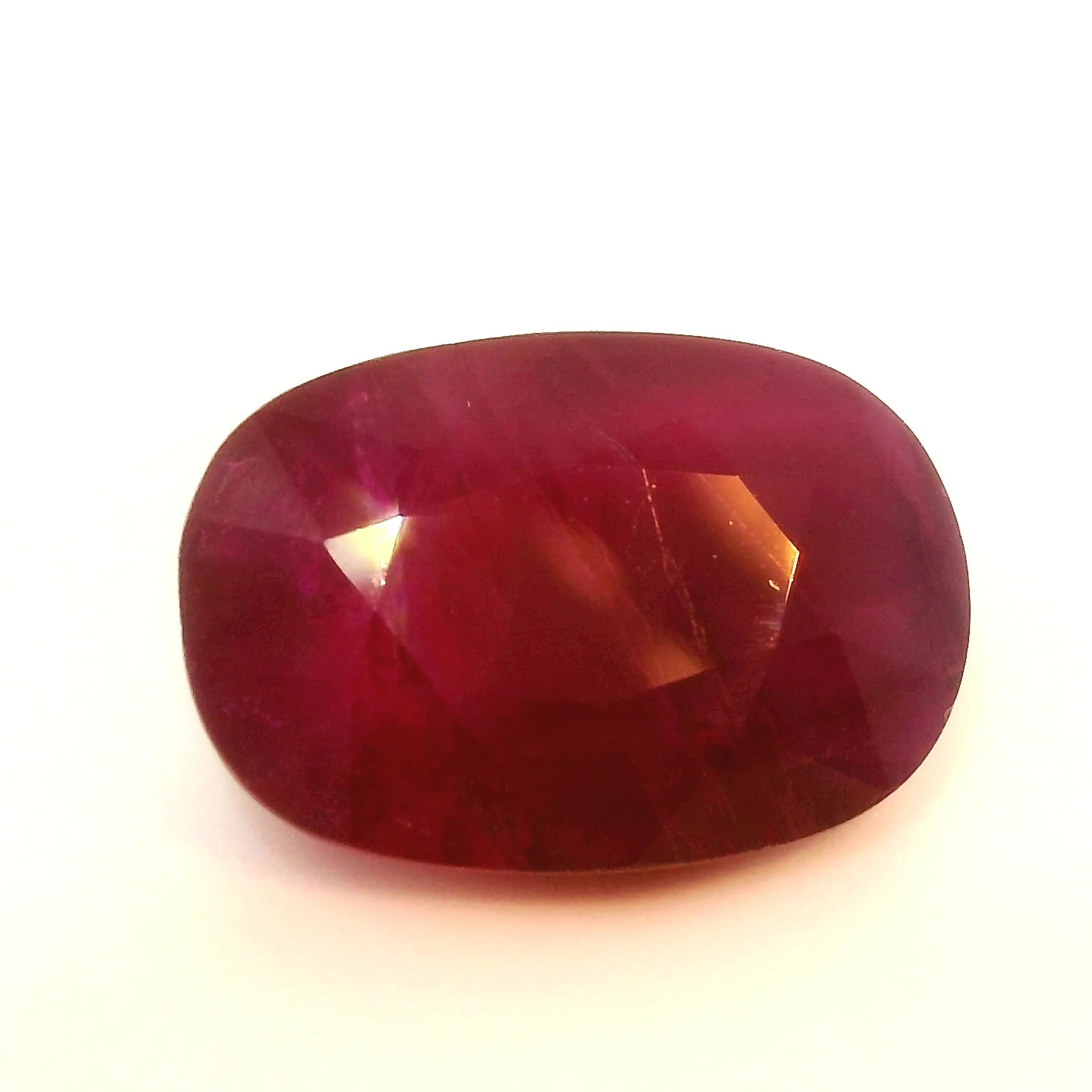 6.52ct Cushion Natural Ruby (Colour Red, Clarity Moderately Included, Cut Faceted)