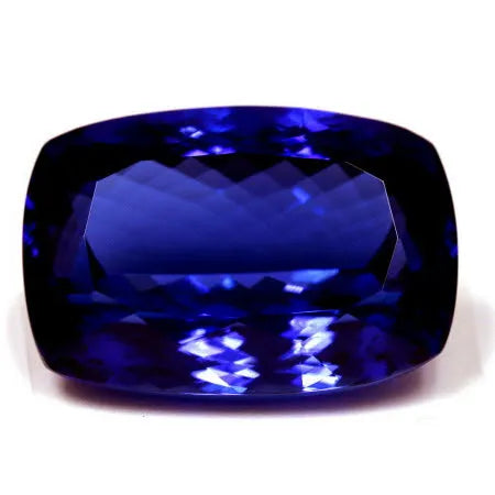 68.32ct Cushion Natural Tanzanite (Colour Blue, Clarity Eye Clean, Cut Faceted)