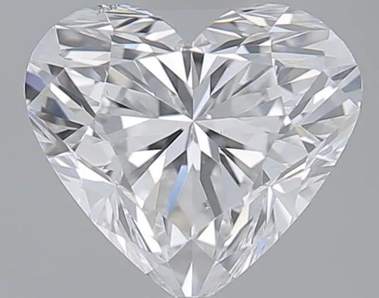0.50ct Heart Natural Diamond (Colour D, Clarity VS2, GIA Certified)