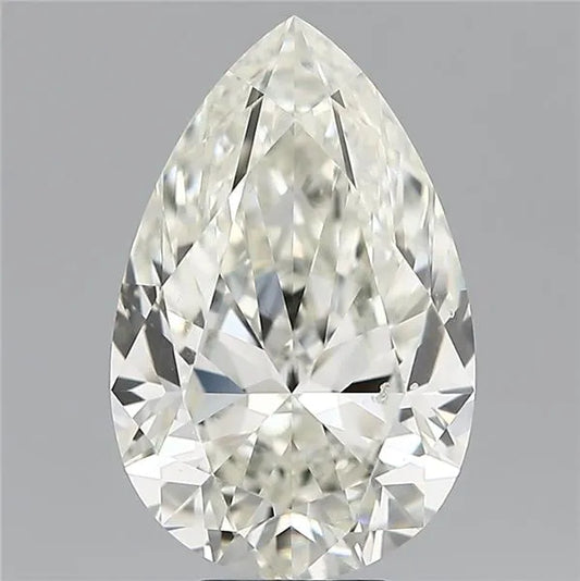 7.01ct Pear Natural Diamond (Colour I, Clarity SI1, Cut VG, IGI Certified)