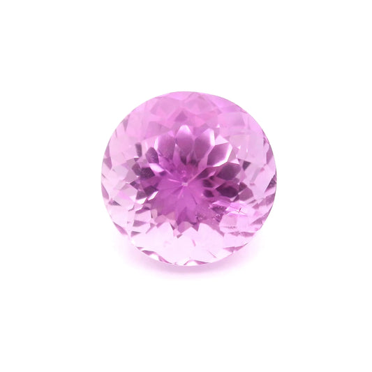 7.14ct Round Natural Kunzite (Colour Pink, Clarity Eye Clean, Cut Faceted)