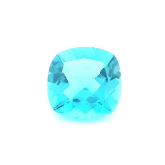 7.29ct Cushion Natural Topaz (Colour Blue, Clarity Eye Clean, Cut Faceted)
