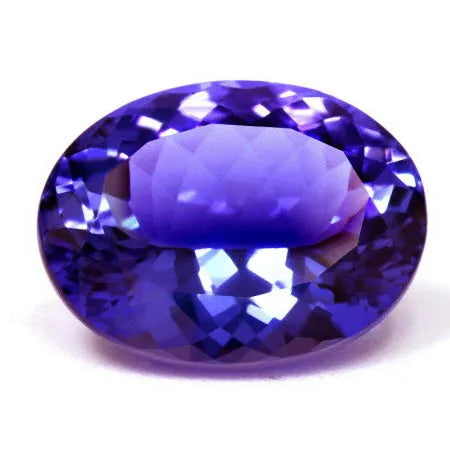 7.42ct Oval Natural Tanzanite (Colour Blue, Clarity Eye Clean, Cut Faceted)