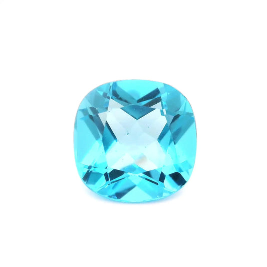 7.71ct Cushion Natural Topaz (Colour Blue, Clarity Eye Clean, Cut Faceted)