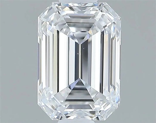 0.60ct Emerald Natural Diamond (Colour D, Clarity VVS1, Cut EX, GIA Certified)