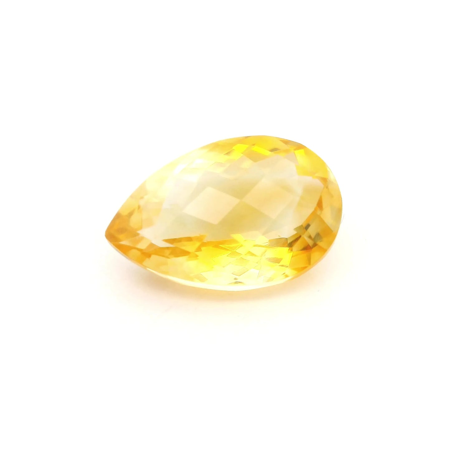 8.12ct Pear Natural Citrine (Colour Yellow, Clarity Eye Clean, Cut Faceted)