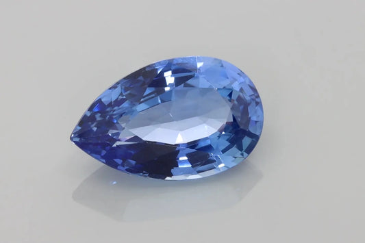 8.17ct Pear Natural Sapphire (Colour Blue, Clarity Eye Clean, Cut Faceted)