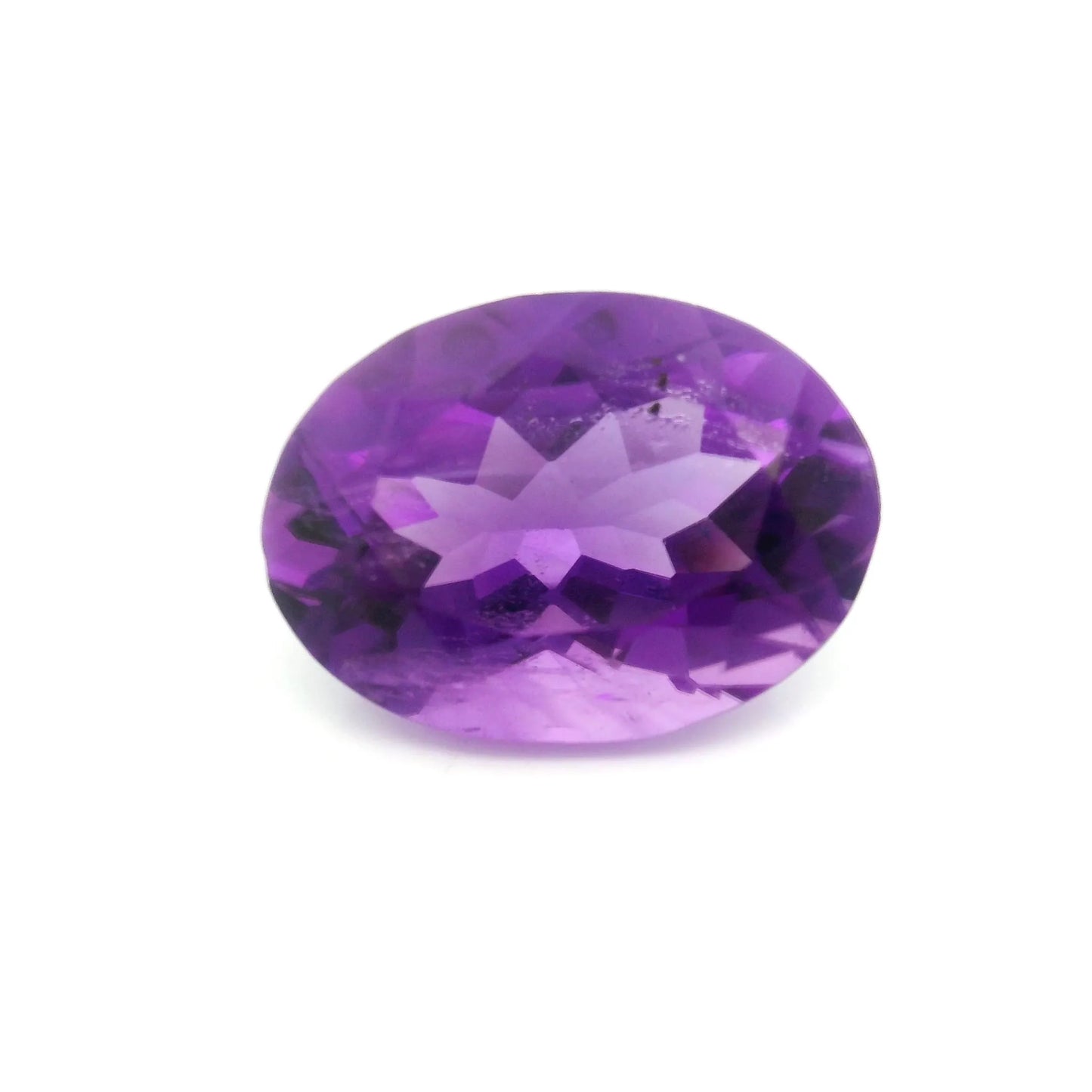 8.44ct Oval Natural Amethyst (Colour Purple, Clarity Slightly Included, Cut Faceted)