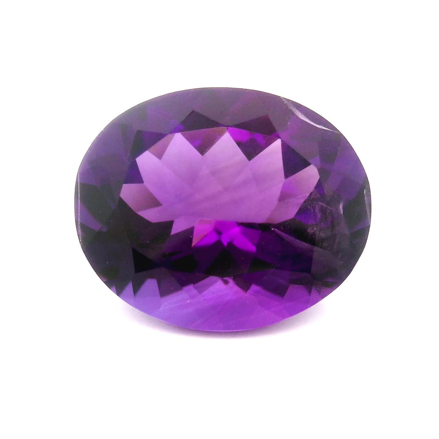 8.74ct Oval Natural Amethyst (Colour Purple, Clarity Eye Clean, Cut Faceted)