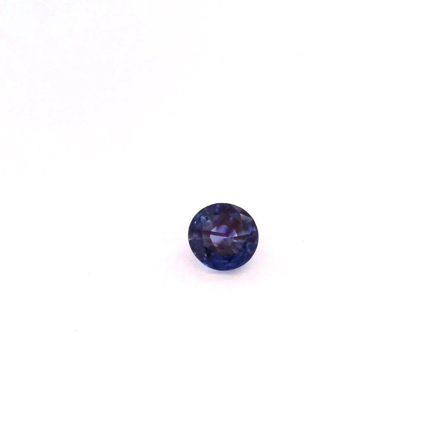 0.76ct Round Natural Sapphire (Colour Blue, Clarity Slightly Included, Cut Faceted)