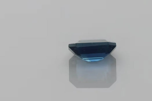 1.07ct Emerald Natural Sapphire (Colour Blue, Clarity Slightly Included, Cut Faceted)