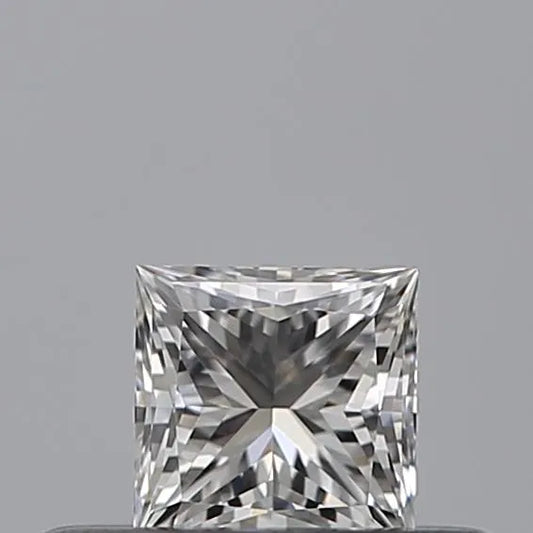 0.24ct Princess Natural Diamond (Colour D, Clarity IF, GIA Certified)