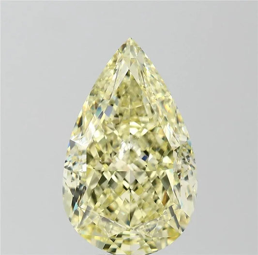 9.03ct Pear Natural Diamond (Colour Fancy Yellow, Clarity VS2, GIA Certified)