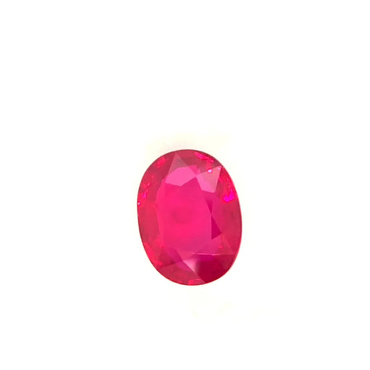 9.04ct Oval Natural Ruby (Colour Red, Clarity Eye Clean, Cut Faceted)
