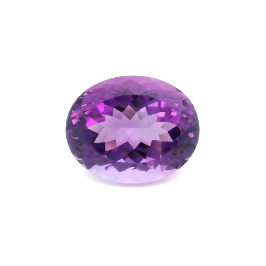 9.05ct Oval Natural Amethyst (Colour Purple, Clarity Eye Clean, Cut Faceted)