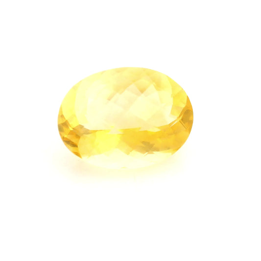 9.13ct Oval Natural Citrine (Colour Yellow, Clarity Eye Clean, Cut Faceted)