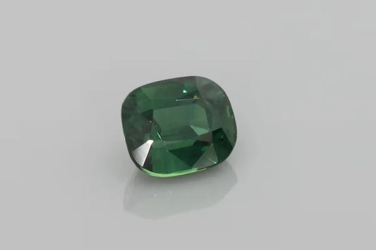 2.03ct Cushion Natural Sapphire (Colour Green, Clarity Slightly Included, Cut Faceted)