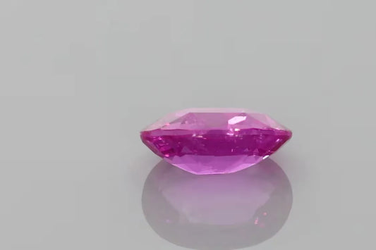 2.12ct Oval Natural Sapphire (Colour Pink, Clarity Slightly Included, Cut Faceted)