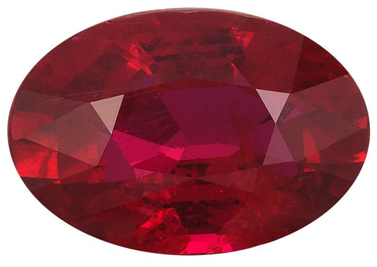 3.30ct Oval Natural Ruby (Colour Red, Clarity Eye Clean, Cut Faceted)